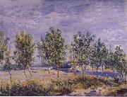 Poplars on a River Bank Claude Monet
